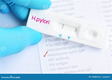 h pylori test negative means